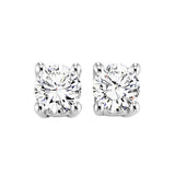 14KT White Gold & Diamond Studded Fashion Earrings  - 1-3/4 ctw