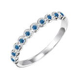 10KT White Gold & Diamonds Fashion Ring -  1/9 ctw