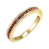 10KT Yellow Gold Classic Book Stackable Fashion Ring