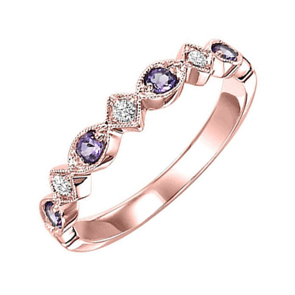 Platinum (PLAT 950) Diamond Sparkle Fashion Ring  - 1/10 ctw