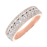 Platinum (PLAT 950) & Diamonds Stunning Fashion Ring - 1 CTW