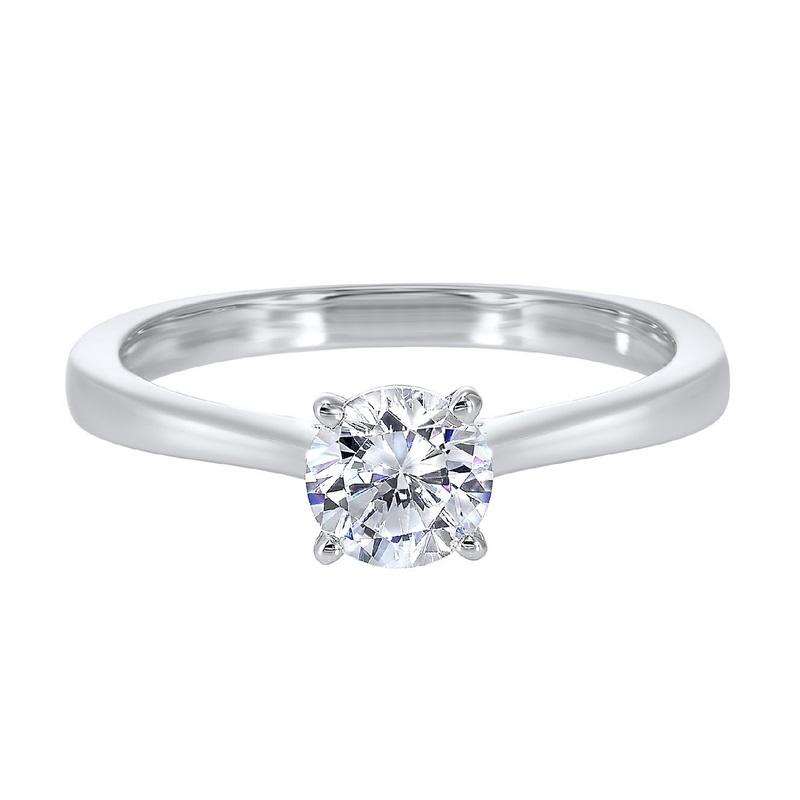 14kw solitaire prong diamond ring 1ct, hdcr009-4wd
