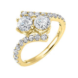 14KT Yellow Gold & Diamond Fashion Ring -1/5 ctw